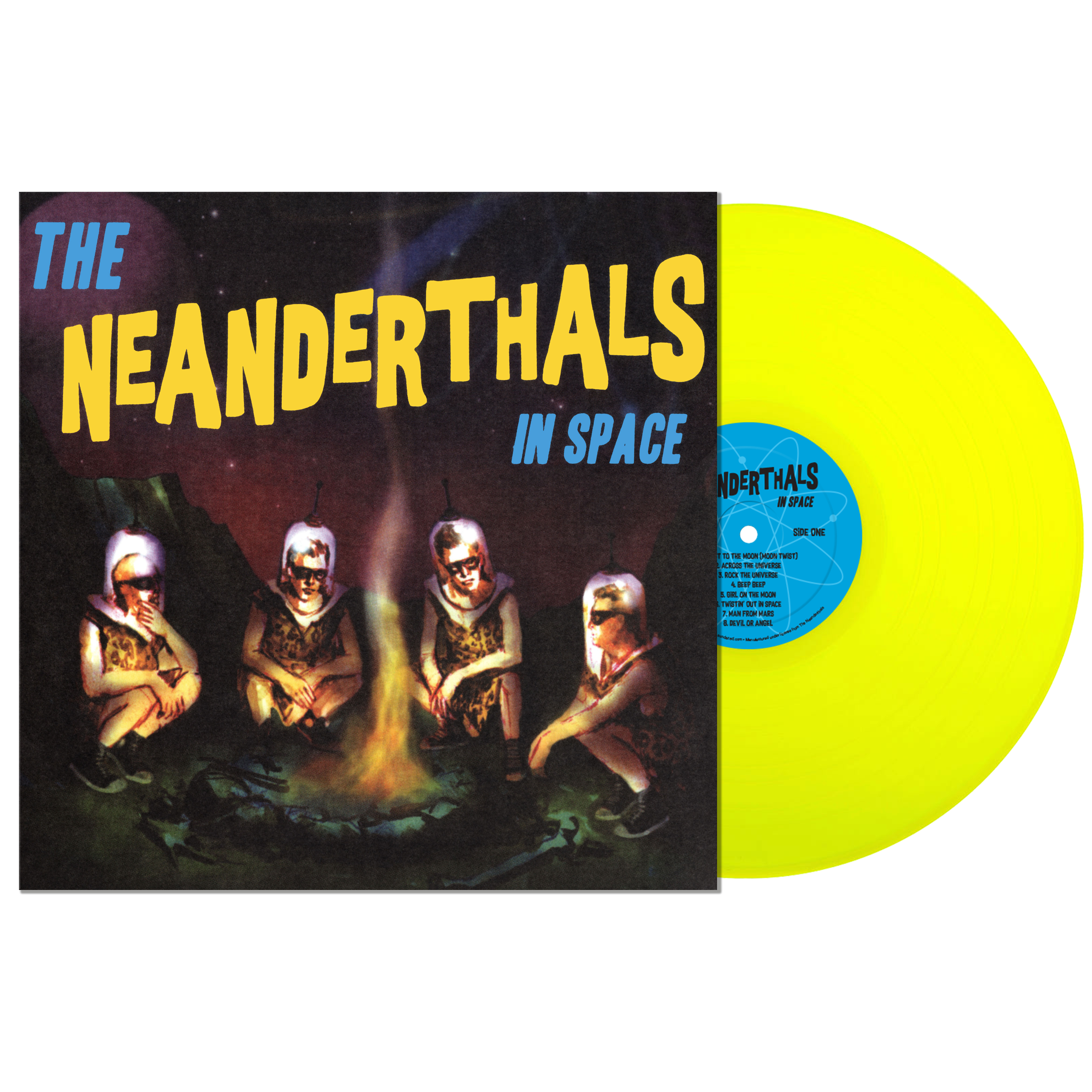 Neanderthals, The - The Neanderthals In Space - Yellow Vinyl LP  